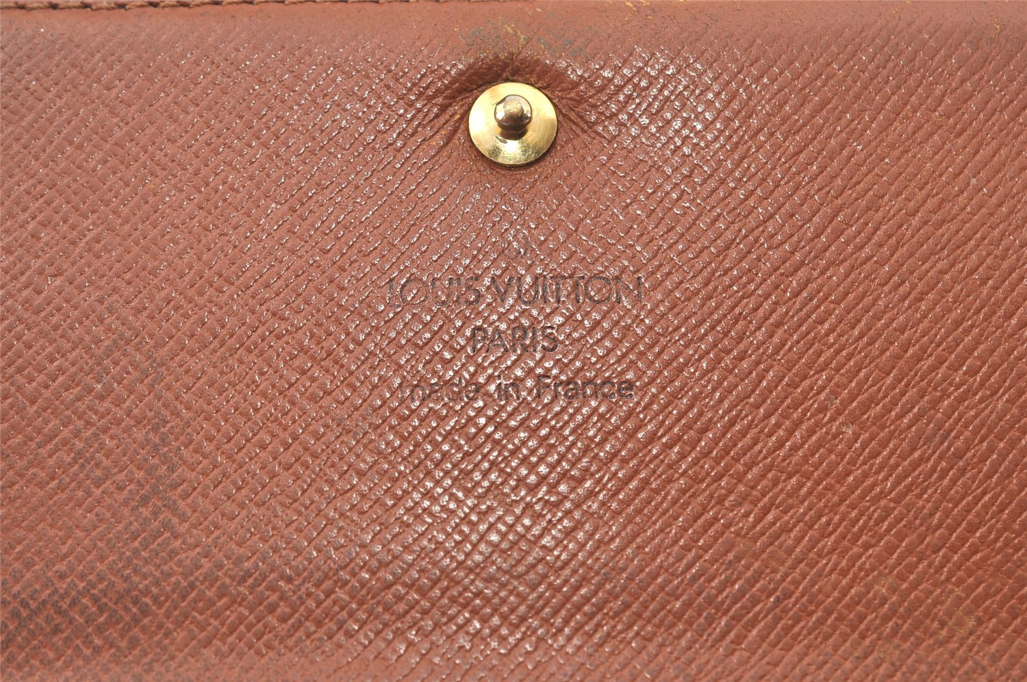 Auth Louis Vuitton Monogram Porte Monnaie Billets Tresor Wallet LV Junk 0159J