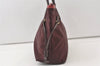 Authentic PRADA Vintage Nylon Tessuto Leather Shoulder Tote Bag Purple 0159K