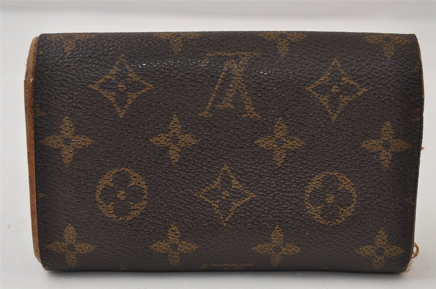 Auth Louis Vuitton Monogram Porte Monnaie Billets Tresor Wallet M61730 LV 0160J