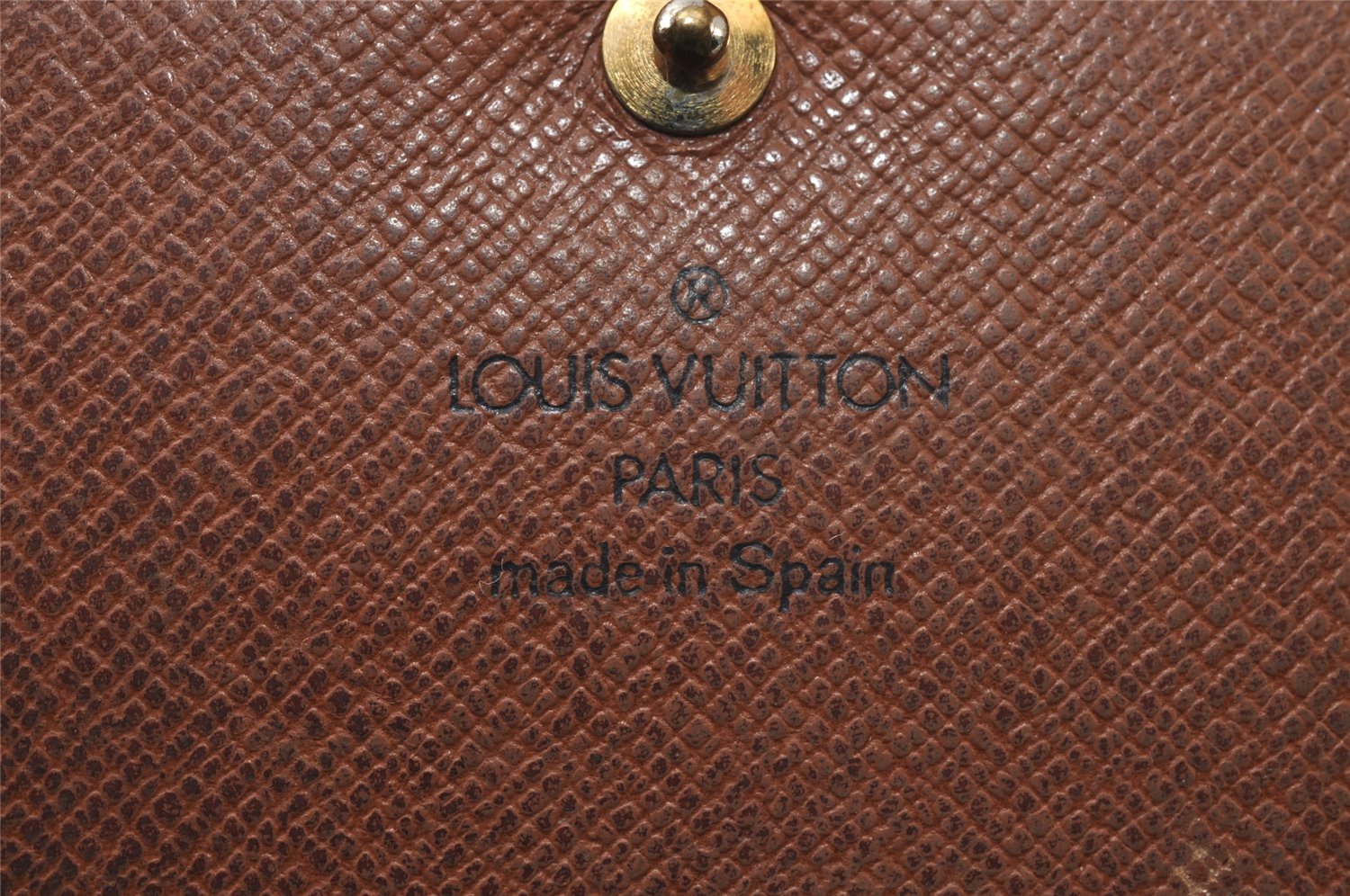 Auth Louis Vuitton Monogram Porte Monnaie Billets Tresor Wallet M61730 LV 0160J