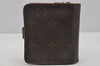 Authentic Louis Vuitton Monogram Compact Zip Bifold Wallet Purse M61667 LV 0162J