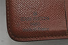 Authentic Louis Vuitton Monogram Compact Zip Bifold Wallet M61667 Junk 0163J