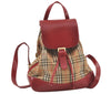 Authentic BURBERRY Nova Check Canvas Leather Backpack Beige Brown Junk 0164K