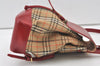 Authentic BURBERRY Nova Check Canvas Leather Backpack Beige Brown Junk 0164K
