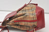 Authentic BURBERRY Nova Check Canvas Leather Backpack Beige Brown Junk 0164K