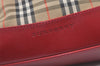 Authentic BURBERRY Nova Check Canvas Leather Backpack Beige Brown Junk 0164K