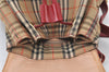 Authentic BURBERRY Nova Check Canvas Leather Backpack Beige Brown Junk 0164K