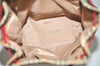 Authentic BURBERRY Nova Check Canvas Leather Backpack Beige Brown Junk 0164K