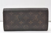 Authentic Louis Vuitton Monogram Portefeuille Sarah Purse Wallet M61734 LV 0165J