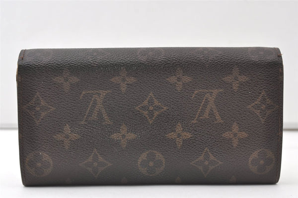 Authentic Louis Vuitton Monogram Portefeuille Sarah Purse Wallet M61734 LV 0165J