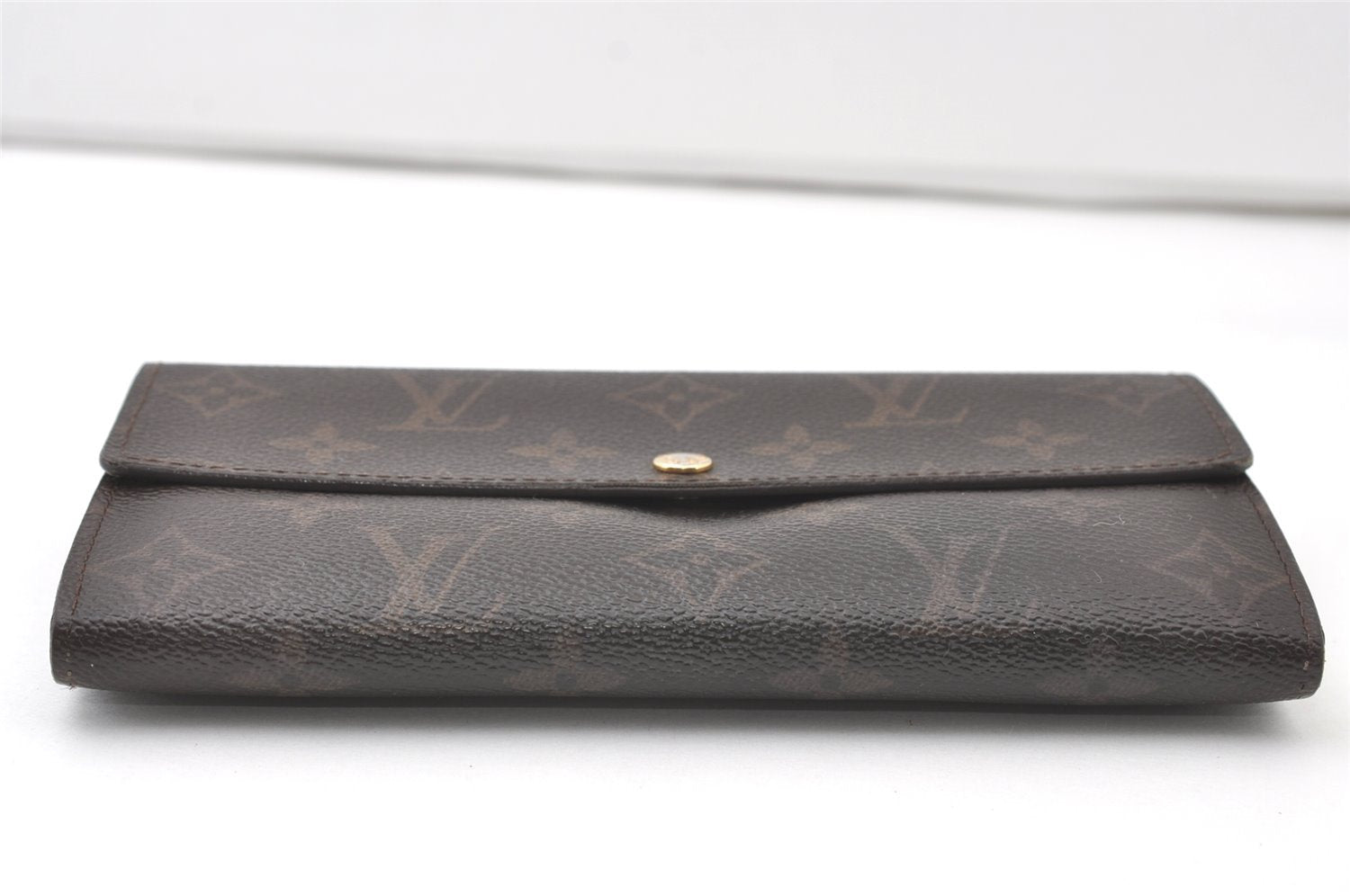 Authentic Louis Vuitton Monogram Portefeuille Sarah Purse Wallet M61734 LV 0165J