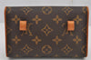 Auth Louis Vuitton Monogram Pochette Florentine Pouch Waist Bag M51855 LV 0165K