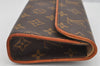 Auth Louis Vuitton Monogram Pochette Florentine Pouch Waist Bag M51855 LV 0165K