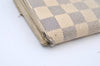 Authentic Louis Vuitton Damier Azur Portefeuille Sarah Wallet N61735 LV 0166J