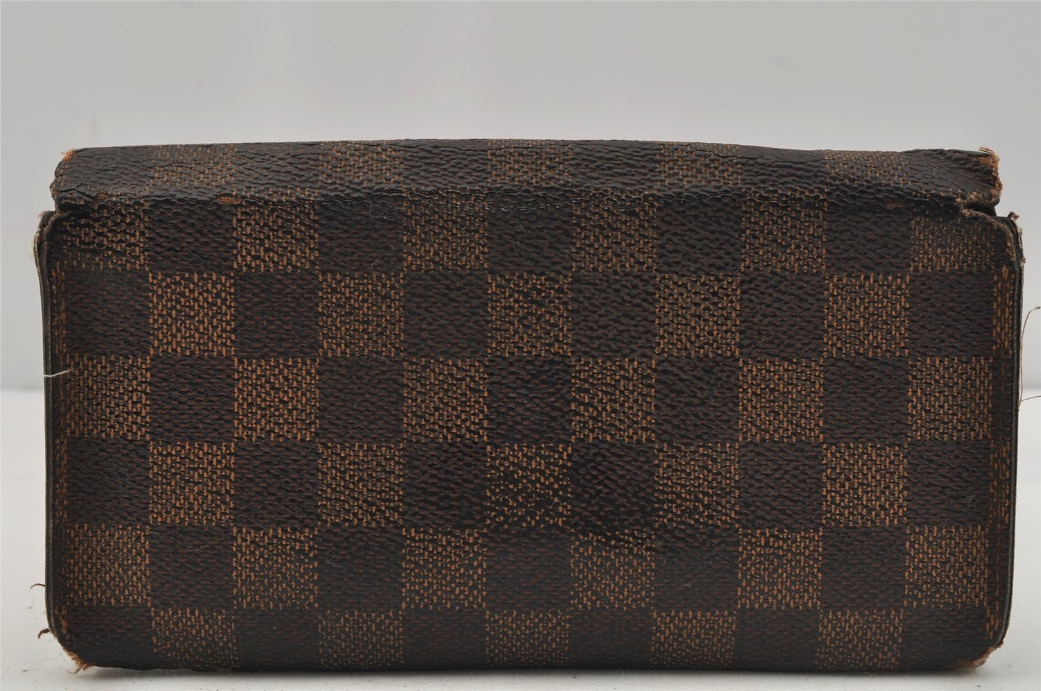 Authentic Louis Vuitton Damier Pochette Porte Monnaie Credit N61724 Wallet 0167J