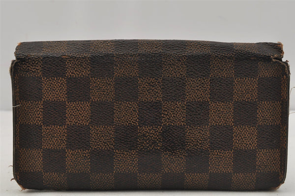 Authentic Louis Vuitton Damier Pochette Porte Monnaie Credit N61724 Wallet 0167J