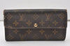 Authentic Louis Vuitton Monogram Portefeuille Sarah Purse Wallet M61734 LV 0168J