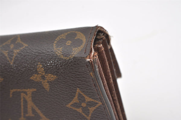 Authentic Louis Vuitton Monogram Portefeuille Sarah Purse Wallet M61734 LV 0168J