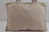 Authentic PRADA Vintage Nylon Tessuto Leather Shoulder Tote Bag White 0168K