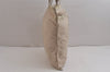 Authentic PRADA Vintage Nylon Tessuto Leather Shoulder Tote Bag White 0168K