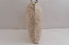Authentic PRADA Vintage Nylon Tessuto Leather Shoulder Tote Bag White 0168K