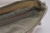 Authentic PRADA Vintage Nylon Tessuto Leather Shoulder Tote Bag White 0168K