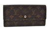 Auth Louis Vuitton Monogram Pochette Porte Monnaie Credit Wallet M61723 LV 0169J