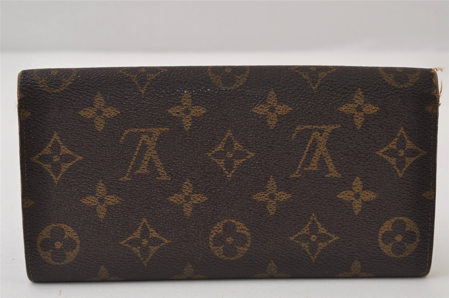 Auth Louis Vuitton Monogram Pochette Porte Monnaie Credit Wallet M61723 LV 0169J