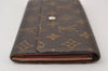 Auth Louis Vuitton Monogram Pochette Porte Monnaie Credit Wallet M61723 LV 0169J