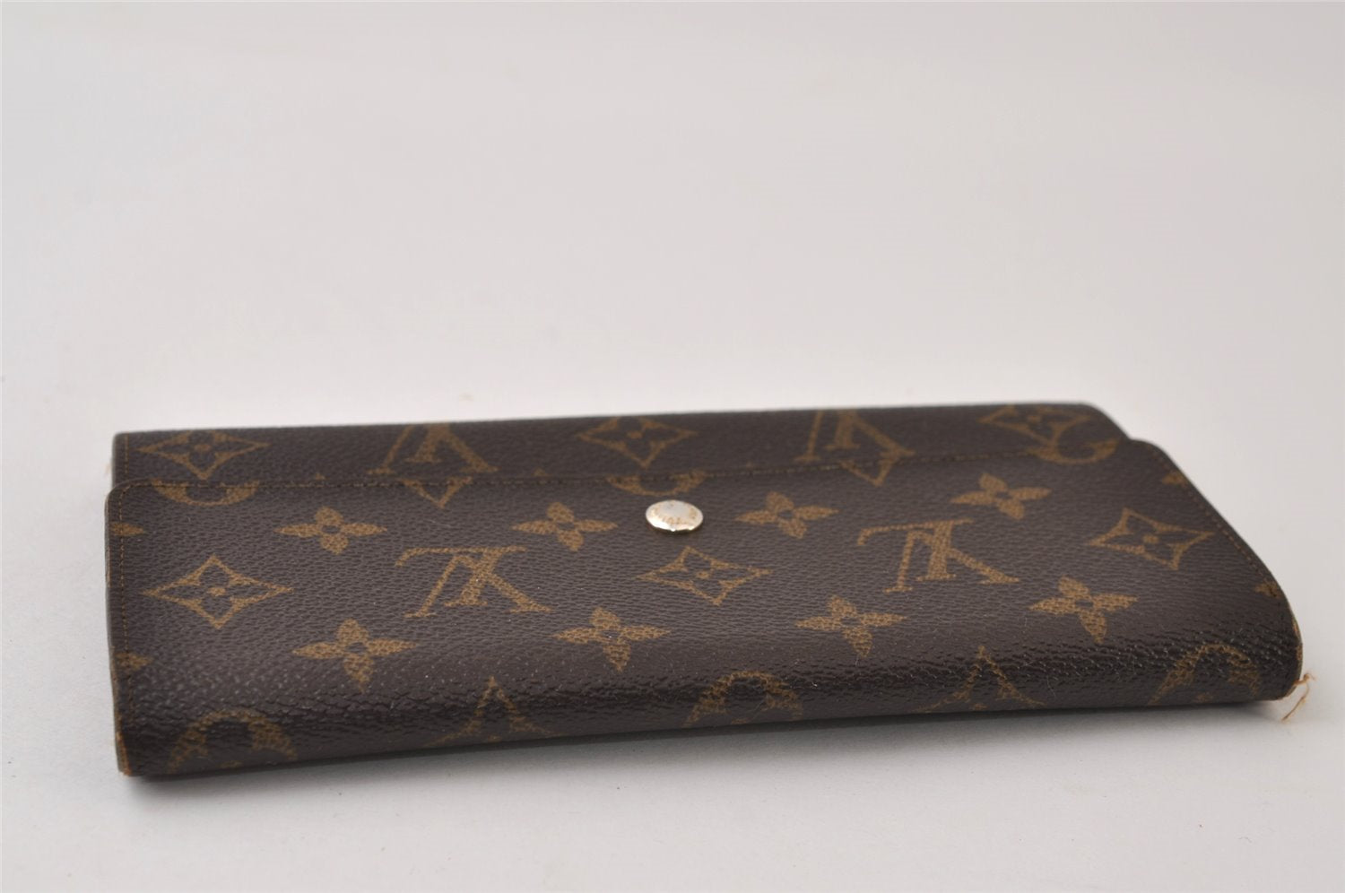 Auth Louis Vuitton Monogram Pochette Porte Monnaie Credit Wallet M61723 LV 0169J