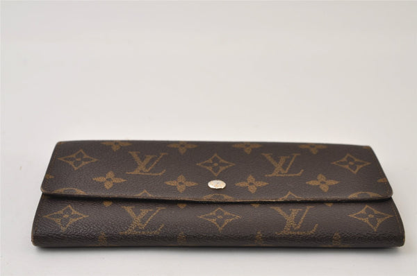 Auth Louis Vuitton Monogram Pochette Porte Monnaie Credit Wallet M61723 LV 0169J