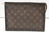 Auth Louis Vuitton Monogram Poche Toilette 26 Cosmetics Pouch Old Model LV 0169K