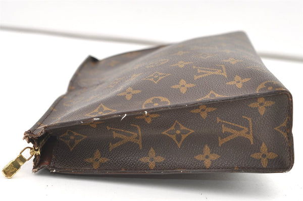 Auth Louis Vuitton Monogram Poche Toilette 26 Cosmetics Pouch Old Model LV 0169K