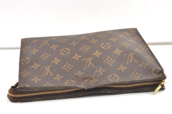 Auth Louis Vuitton Monogram Poche Toilette 26 Cosmetics Pouch Old Model LV 0169K