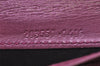 Authentic GUCCI Guccissima Heart GG Leather Long Wallet Purse 203550 Pink 0170J