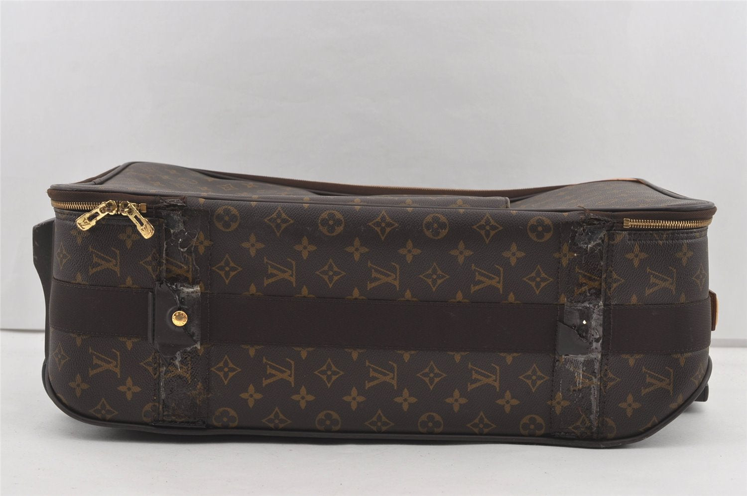 Authentic Louis Vuitton Monogram Pegase 55 Travel Suitcase M23294 LV Junk 0171K