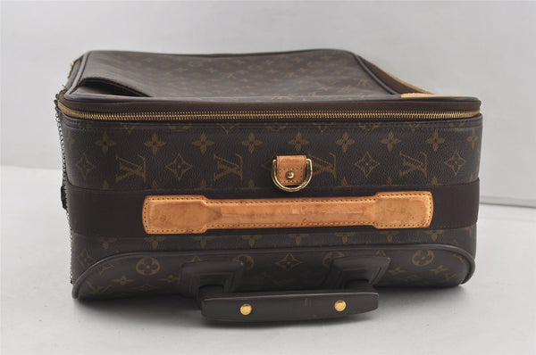 Authentic Louis Vuitton Monogram Pegase 55 Travel Suitcase M23294 LV Junk 0171K