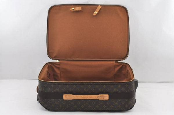 Authentic Louis Vuitton Monogram Pegase 55 Travel Suitcase M23294 LV Junk 0171K