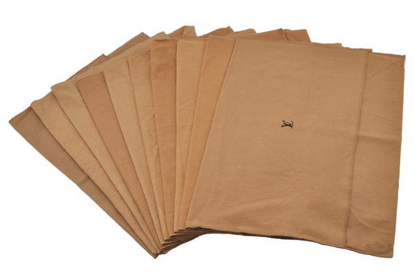 Authentic Louis Vuitton Dust Bag 10 Set Cotton Beige 17.7x13.8x0.2 LV 0173J