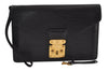 Authentic Louis Vuitton Epi Sellier Dragonne Clutch Bag Black M52612 LV 0174J