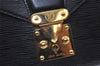 Authentic Louis Vuitton Epi Sellier Dragonne Clutch Bag Black M52612 LV 0174J