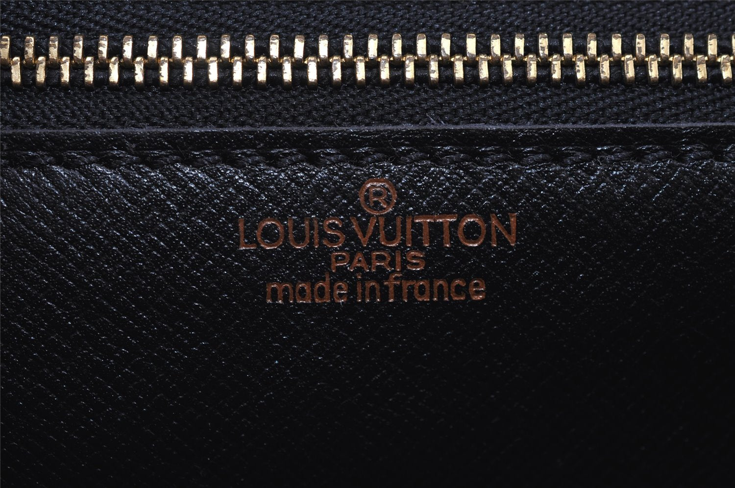 Authentic Louis Vuitton Epi Sellier Dragonne Clutch Bag Black M52612 LV 0174J