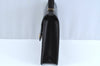 Authentic Christian Dior Vintage Hand Bag Purse Leather Black CD 0175I