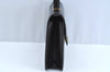 Authentic Christian Dior Vintage Hand Bag Purse Leather Black CD 0175I
