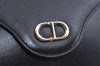 Authentic Christian Dior Vintage Hand Bag Purse Leather Black CD 0175I
