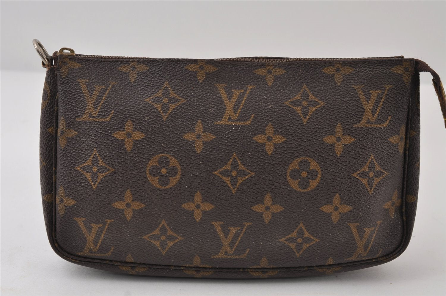 Authentic Louis Vuitton Monogram Pochette Accessoires Pouch M51980 Junk 0175J