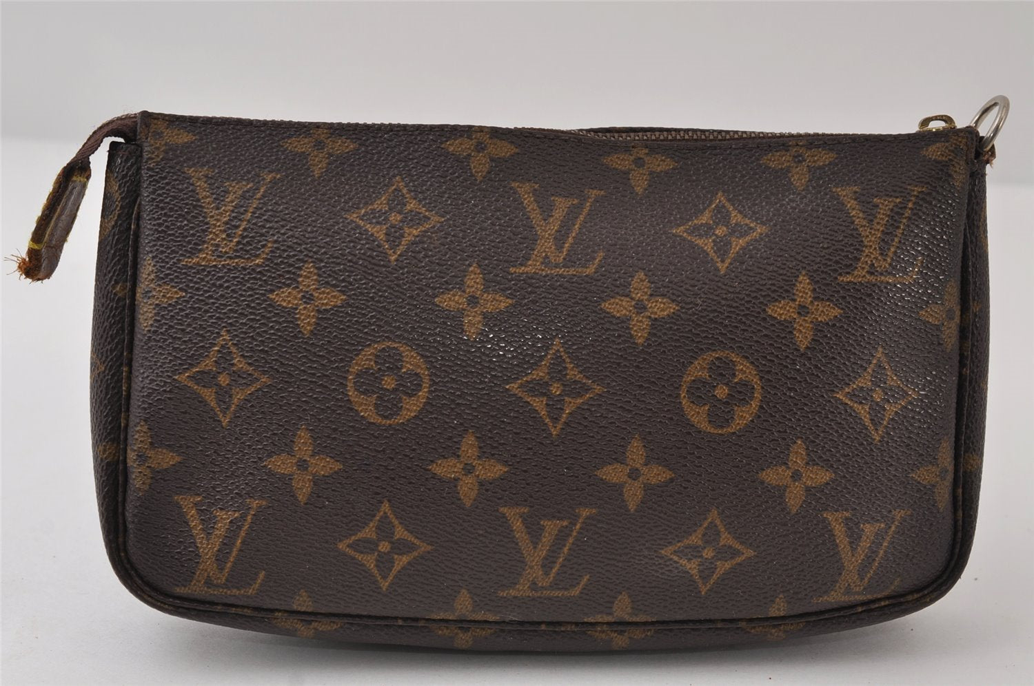 Authentic Louis Vuitton Monogram Pochette Accessoires Pouch M51980 Junk 0175J
