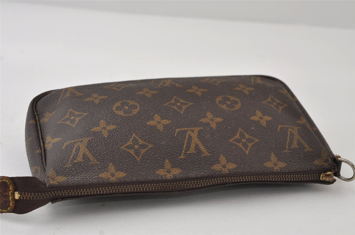 Authentic Louis Vuitton Monogram Pochette Accessoires Pouch M51980 Junk 0175J