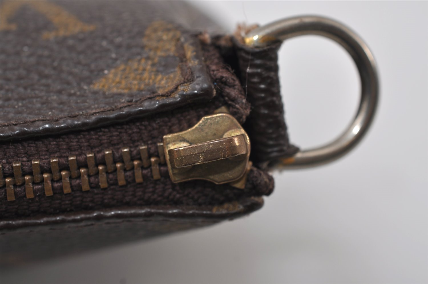 Authentic Louis Vuitton Monogram Pochette Accessoires Pouch M51980 Junk 0175J