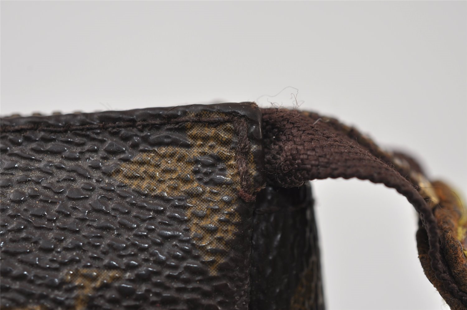 Authentic Louis Vuitton Monogram Pochette Accessoires Pouch M51980 Junk 0175J